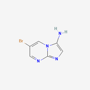 6-Bromoimidazo[1,2-a]pyrimidin-3-amine - 