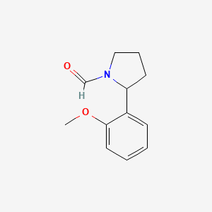 2-(2-Methoxyphenyl)pyrrolidine-1-carbaldehyde - 