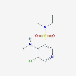 5-Chloro-N-ethyl-N-methyl-4-(methylamino)pyridine-3-sulfonamide - 