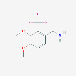 (3,4-Dimethoxy-2-(trifluoromethyl)phenyl)methanamine - 