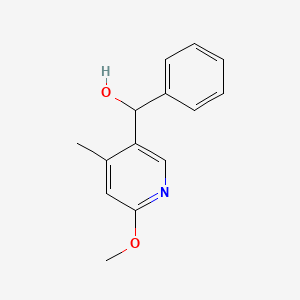 (6-Methoxy-4-methylpyridin-3-yl)(phenyl)methanol - 