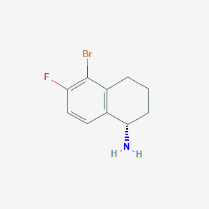 (S)-5-Bromo-6-fluoro-1,2,3,4-tetrahydronaphthalen-1-amine - 