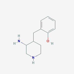 2-((3-Aminopiperidin-4-yl)methyl)phenol - 