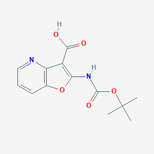 2-{[(Tert-butoxy)carbonyl]amino}furo[3,2-b]pyridine-3-carboxylic acid - 