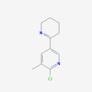 6'-Chloro-5'-methyl-3,4,5,6-tetrahydro-2,3'-bipyridine - 