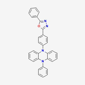 2-Phenyl-5-(4-(10-phenylphenazin-5(10H)-yl)phenyl)-1,3,4-oxadiazole - 