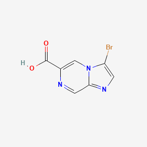 3-Bromoimidazo[1,2-a]pyrazine-6-carboxylic acid - 