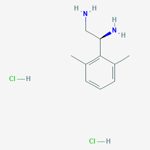 (1S)-1-(2,6-Dimethylphenyl)ethane-1,2-diamine 2hcl - 