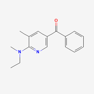 (6-(Ethyl(methyl)amino)-5-methylpyridin-3-yl)(phenyl)methanone - 