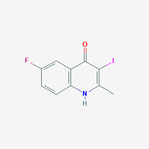 6-Fluoro-3-iodo-2-methylquinolin-4(1H)-one - 