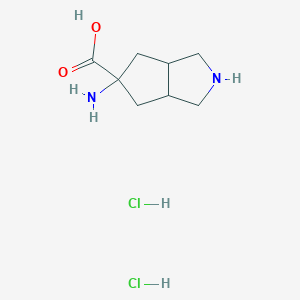 5-Aminooctahydrocyclopenta[c]pyrrole-5-carboxylic acid dihydrochloride - 