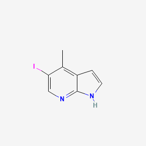 5-iodo-4-methyl-1H-pyrrolo[2,3-b]pyridine - 