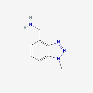 (1-Methyl-1H-benzo[d][1,2,3]triazol-4-yl)methanamine - 