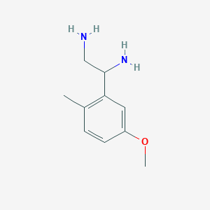 1-(5-Methoxy-2-methylphenyl)ethane-1,2-diamine - 