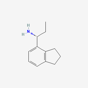 (R)-1-(2,3-Dihydro-1H-inden-4-yl)propan-1-amine - 