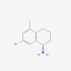 (S)-7-Bromo-5-methyl-1,2,3,4-tetrahydronaphthalen-1-amine - 