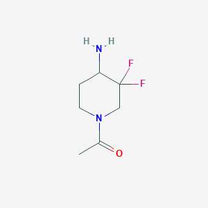 1-(4-Amino-3,3-difluoropiperidin-1-yl)ethan-1-one - 