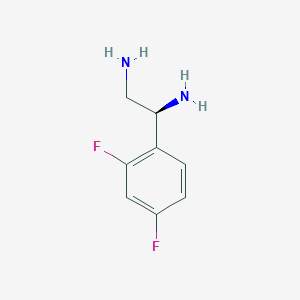 (1S)-1-(2,4-Difluorophenyl)ethane-1,2-diamine - 