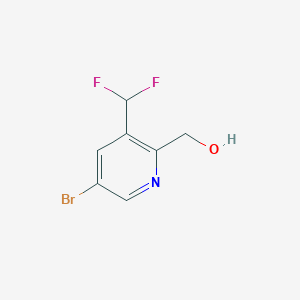 [5-Bromo-3-(difluoromethyl)pyridin-2-yl]methanol - 
