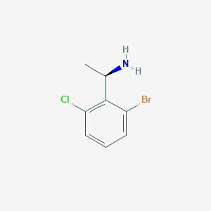 (R)-1-(2-Bromo-6-chlorophenyl)ethan-1-amine - 