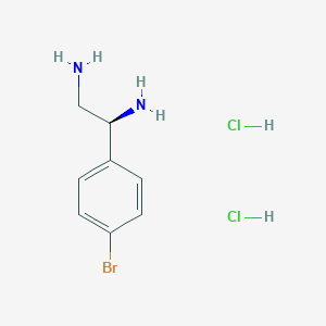 (1S)-1-(4-Bromophenyl)ethane-1,2-diamine2hcl - 