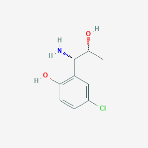 2-((1S,2R)-1-Amino-2-hydroxypropyl)-4-chlorophenol - 