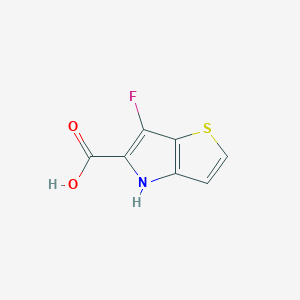 6-fluoro-4H-thieno[3,2-b]pyrrole-5-carboxylic acid - 1007386-86-8