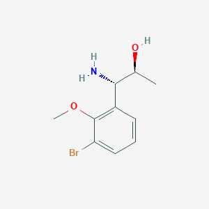 (1S,2S)-1-Amino-1-(3-bromo-2-methoxyphenyl)propan-2-OL - 