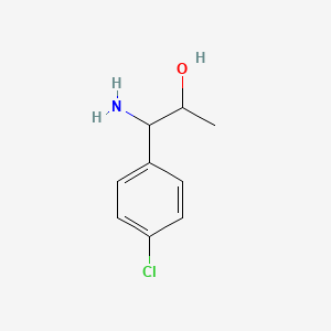 1-Amino-1-(4-chlorophenyl)propan-2-OL - 