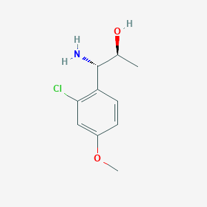 (1S,2S)-1-Amino-1-(2-chloro-4-methoxyphenyl)propan-2-OL - 