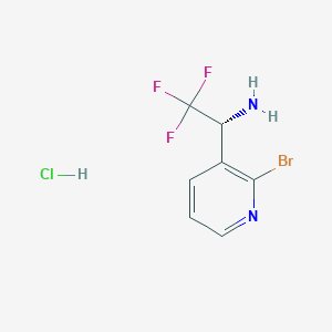 (R)-1-(2-Bromopyridin-3-YL)-2,2,2-trifluoroethan-1-amine hcl - 