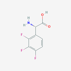 (2S)-2-amino-2-(2,3,4-trifluorophenyl)acetic acid - 