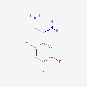 (1R)-1-(2,4,5-Trifluorophenyl)ethane-1,2-diamine - 