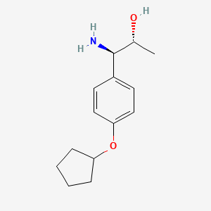(1R,2R)-1-Amino-1-(4-cyclopentyloxyphenyl)propan-2-OL - 