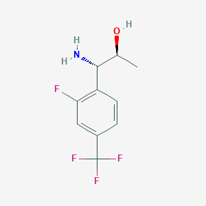 (1S,2S)-1-Amino-1-[2-fluoro-4-(trifluoromethyl)phenyl]propan-2-OL - 