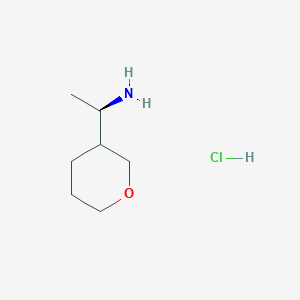 (1R)-1-(Tetrahydro-2H-pyran-3-YL)ethan-1-amine hcl - 