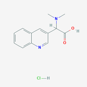 2-(Dimethylamino)-2-(quinolin-3-YL)acetic acid hcl - 