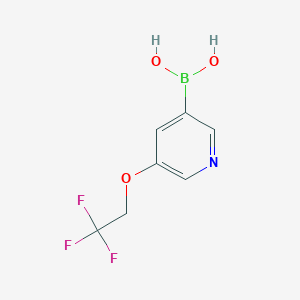 (5-(2,2,2-Trifluoroethoxy)pyridin-3-yl)boronic acid - 