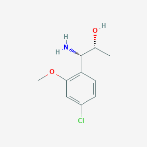 (1S,2R)-1-Amino-1-(4-chloro-2-methoxyphenyl)propan-2-OL - 