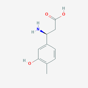(3S)-3-Amino-3-(3-hydroxy-4-methylphenyl)propanoic acid - 