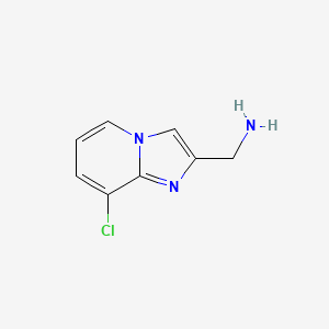 (8-Chloroimidazo[1,2-a]pyridin-2-yl)methanamine - 