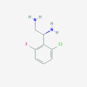 (1R)-1-(2-Chloro-6-fluorophenyl)ethane-1,2-diamine - 