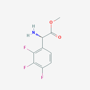 Methyl (2S)-2-amino-2-(2,3,4-trifluorophenyl)acetate - 