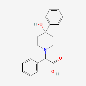 2-(4-Hydroxy-4-phenylpiperidin-1-YL)-2-phenylacetic acid - 2089648-56-4