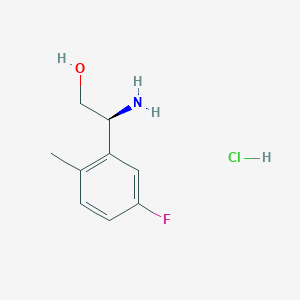 (S)-2-Amino-2-(5-fluoro-2-methylphenyl)ethan-1-OL hcl - 