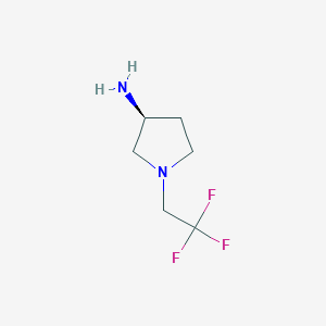 (S)-1-(2,2,2-Trifluoroethyl)pyrrolidin-3-amine - 
