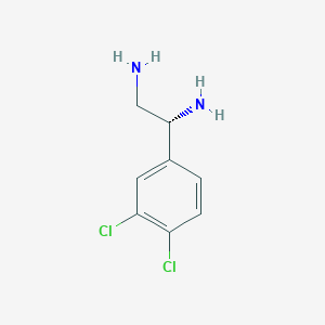 (1R)-1-(3,4-Dichlorophenyl)ethane-1,2-diamine - 