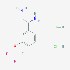 (1R)-1-[3-(Trifluoromethoxy)phenyl]ethane-1,2-diamine 2hcl - 