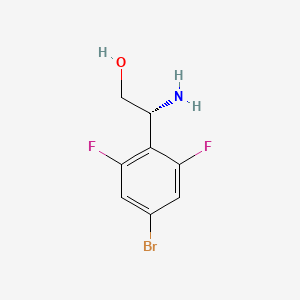 (R)-2-Amino-2-(4-bromo-2,6-difluorophenyl)ethan-1-OL - 