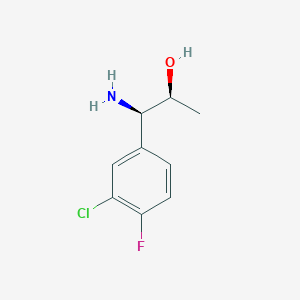 (1R,2S)-1-Amino-1-(3-chloro-4-fluorophenyl)propan-2-OL - 